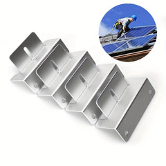 4pcs Outdoor RV Solar Bracket Aluminum Alloy Solar Panel Mounting Block