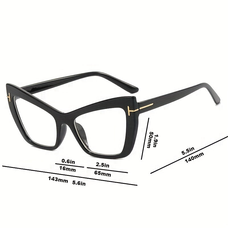 Cat Eye Anti Blue Light Glasses for Women Men Block Frame