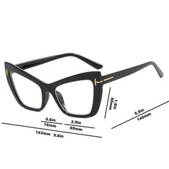 Cat Eye Anti Blue Light Glasses for Women Men Block Frame