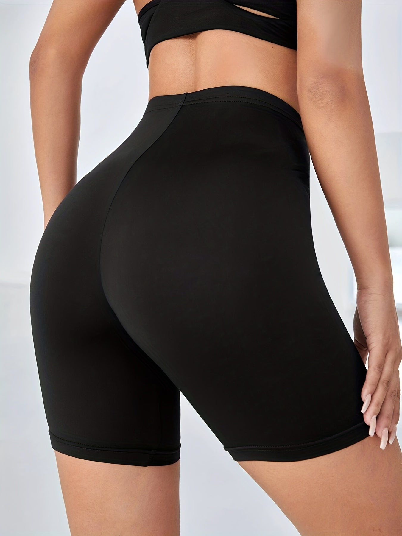 Faith Print Bike Shorts Sports Yoga Casual Short Leggings Women's Clothing