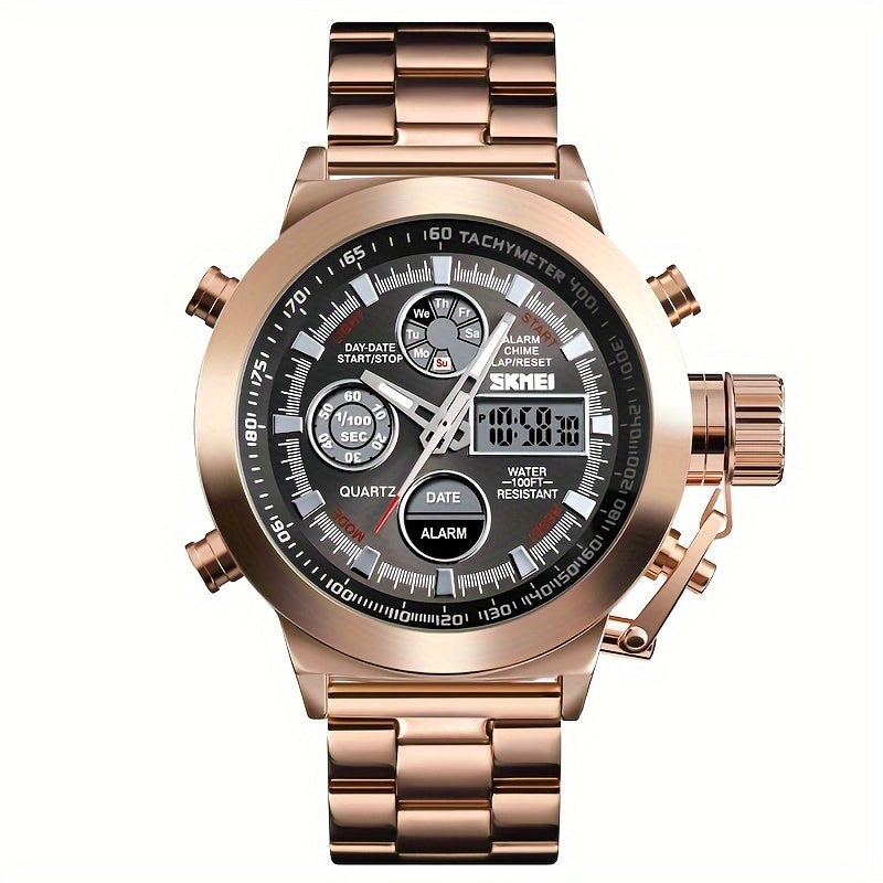 Waterproof Military Sports Watch Stainless Steel