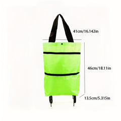 Portable Supermarket Shopping Carts Wheeled Shopping Bags For Seniors Shopping