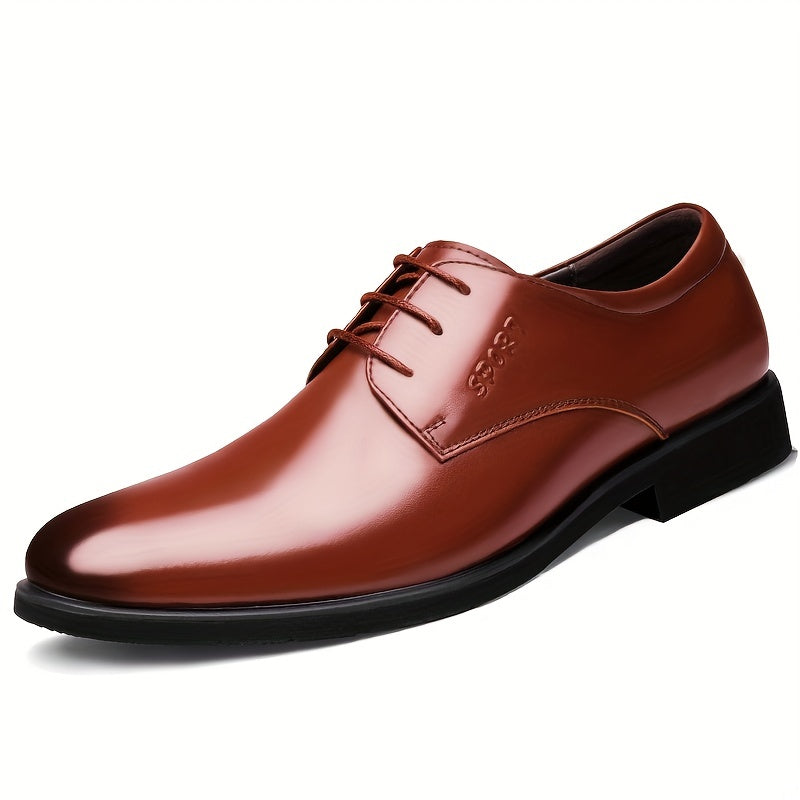 Men's Lace Up Derby Shoes Business Formal Wedding Events