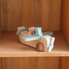 Wooden Airplane Toy for Kids - Develop Hands-On Ability