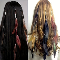 Bohemia Style Faux Feather Hair Clip Hair Accessories