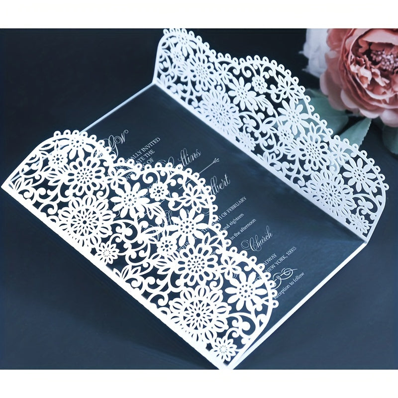 Metal Cutting Dies Flower Wedding Invitation Scrapbooking For Embossing