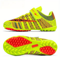 Kid's Turf Football Boots with Fastener Outdoor TF Soccer Cleats