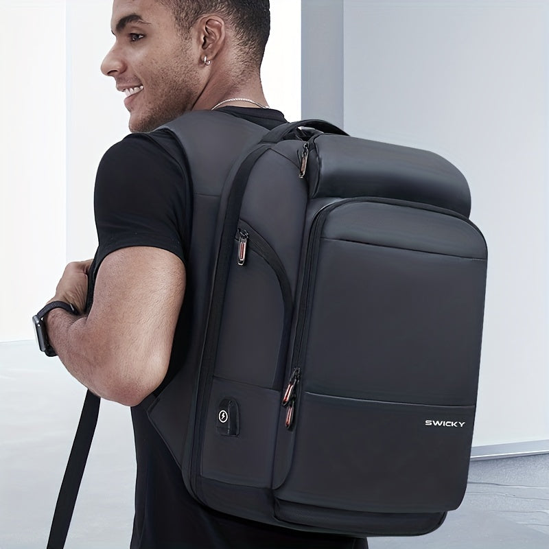 Waterproof Laptop Backpack USB Charging Port