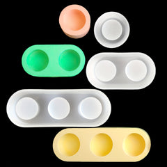 Gypsum Candle Holder Shape Silicone Mold Epoxy Resin DIY Tool