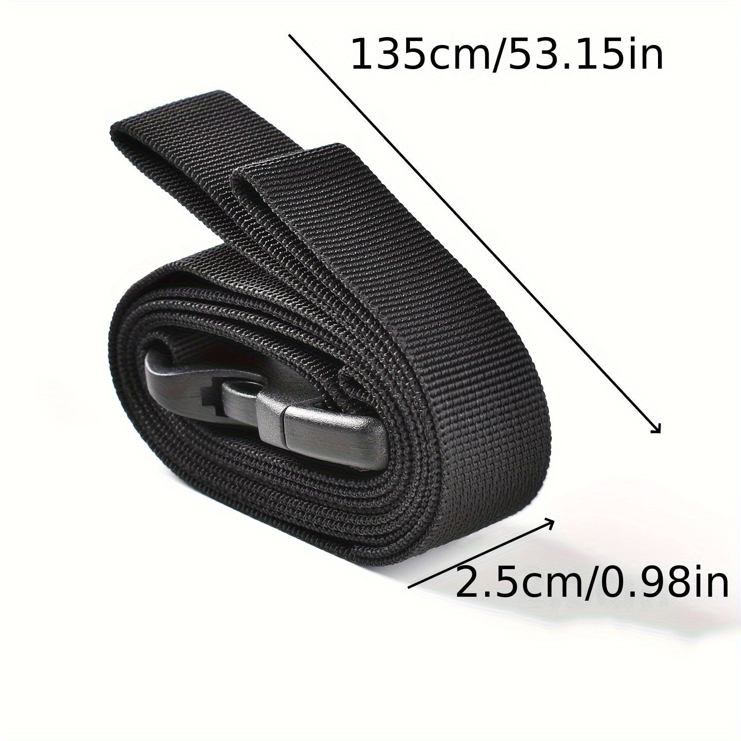 1pc Luggage Strap With Double Safety Buckle Travel Case Packing Belt