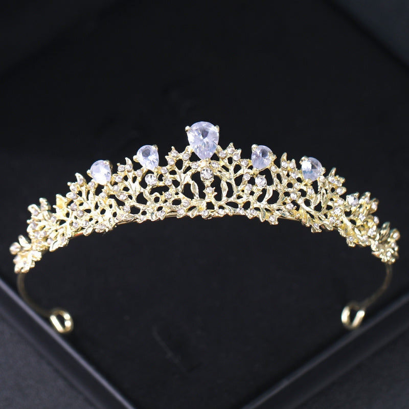 Rhinestone Crown Headband Bridal Wedding Party Decor Princess Tiara