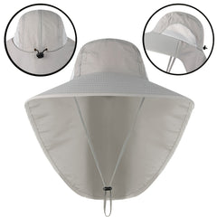 Outdoor Bucket Hat Men's Women's Sunscreen Quick drying UV Protection Sunshade