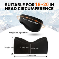 Winter Fleece Ear Muffs High Elasticity Headband Men Women Warm Outings Sports