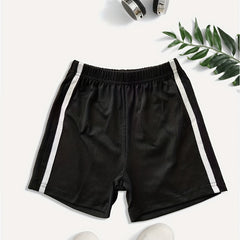 Striped Print Boys Comfortable Creative Shorts Casual Quick drying Shorts