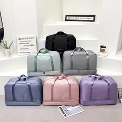 Minimalist Solid Travel Duffle Bag Lightweight Versatile Overnight Bag