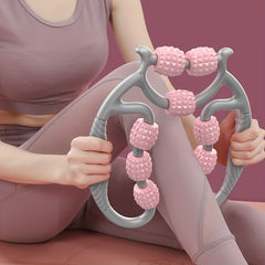 Yoga Massage Roller Leg Stretching Device for Muscle Relaxation & Body Shaping