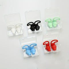 Silicone Waterproof Swimming Earbuds with Clear Case