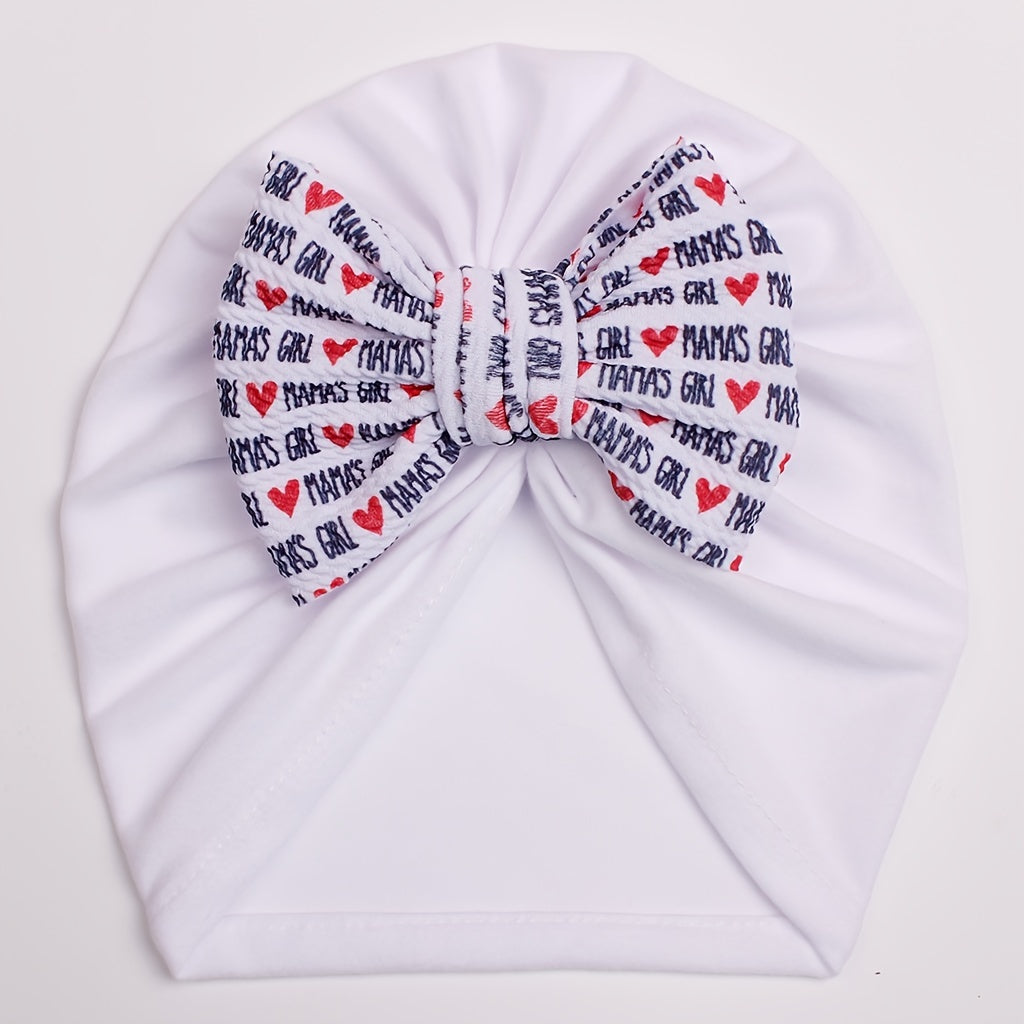 Candy Printed Bow Baby Headscarf for Baby