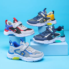 Boys Breathable Lightweight Mesh Sneakers Anti Slip Casual Shoes
