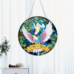 Pigeon Pattern Diamond Painting Kit DIY 5D Pendant Home Wall Decor