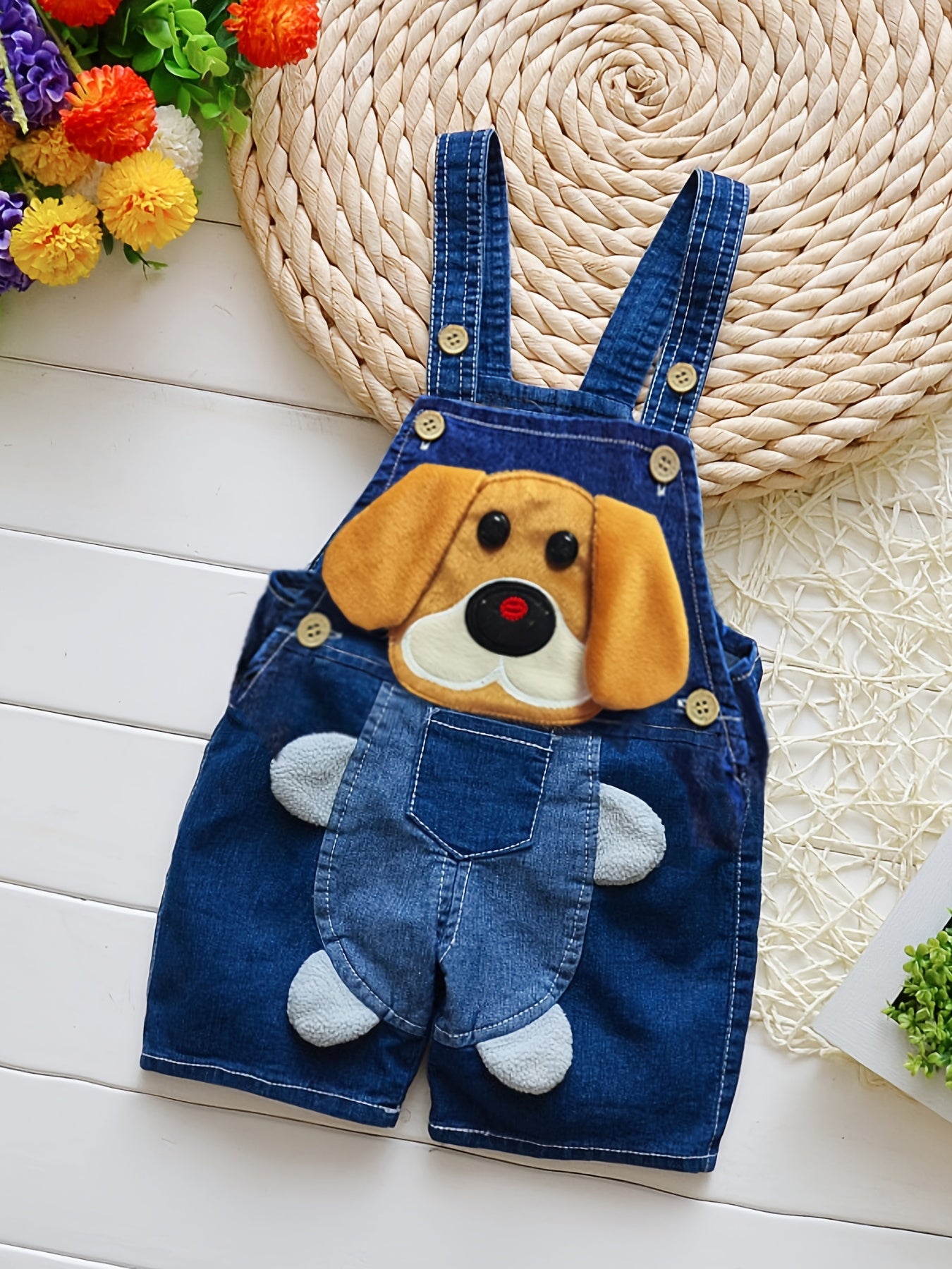 Cute Cartoon Bib Pants Overalls for Baby Boys Girls