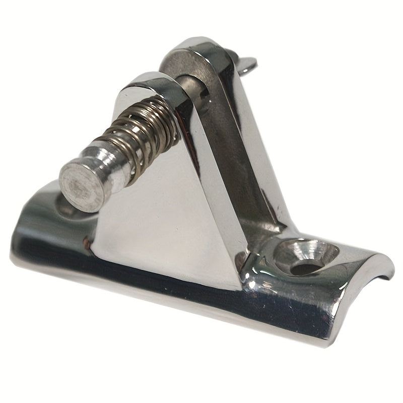 1pc Stainless Steel Concave Deck Hinge With Removable Pin