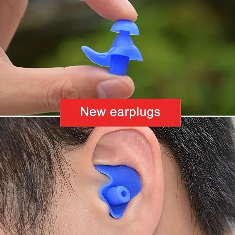 Waterproof Silicone Earplugs For Men & Women - Swimming Accessories