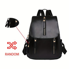 Women's Commuter Backpack PU Leather Sports Bag for Travel