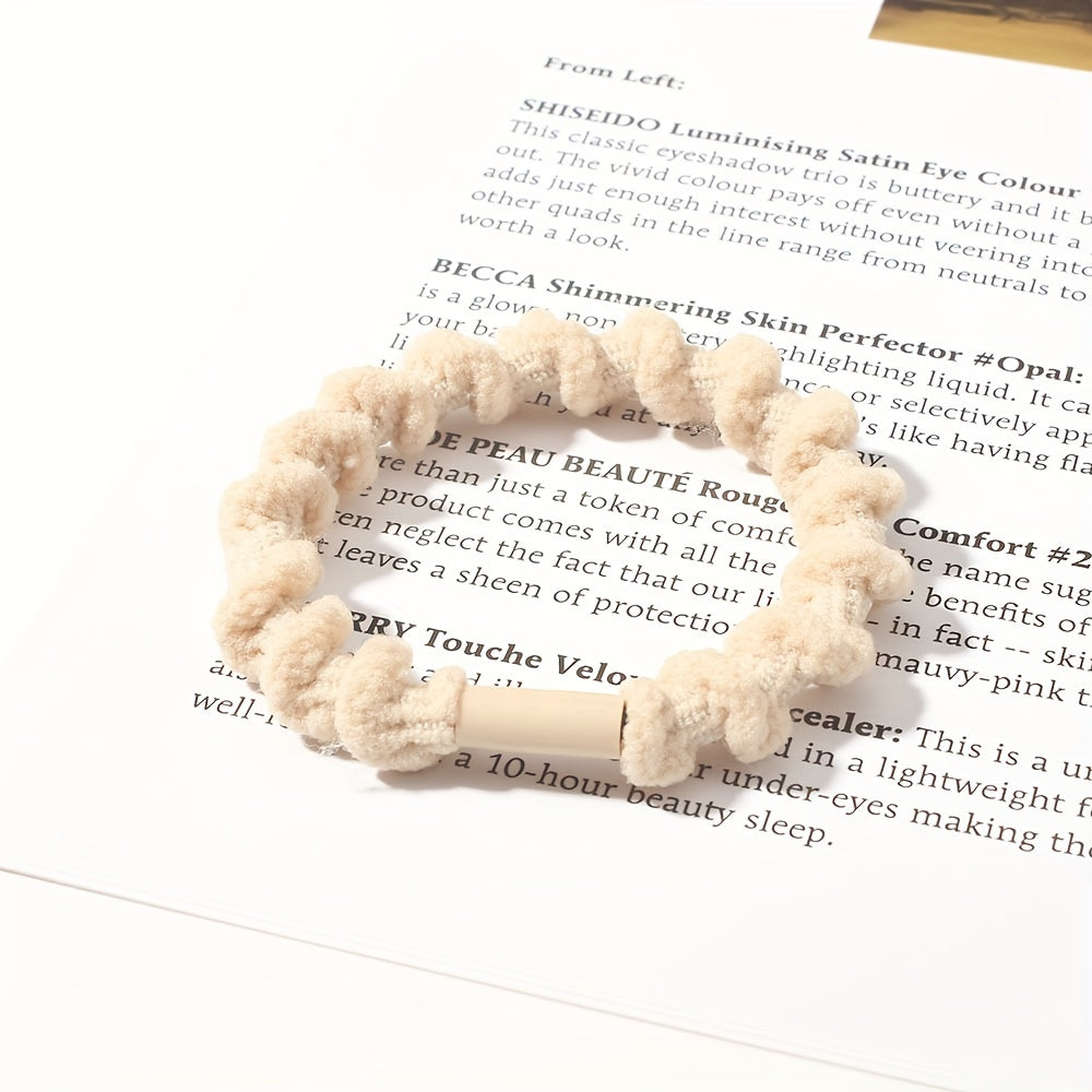 5pcs Casual Hair Tie Ponytail Holders Girls Accessories Sets