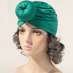 Women's Casual Solid Turban Hat Comfortable Classic Accessories Hat