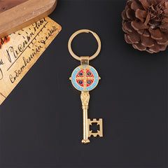 Creative Key shaped Keychain Keyring For Men Women Alloy Key Chain Pendant