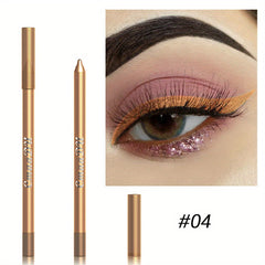 12 Colorful Metallic Eyeliner Pens Long Lasting Waterproof Stick