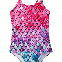 Mermaid Swimsuit for Girls Fish Scale Perfect for Pool
