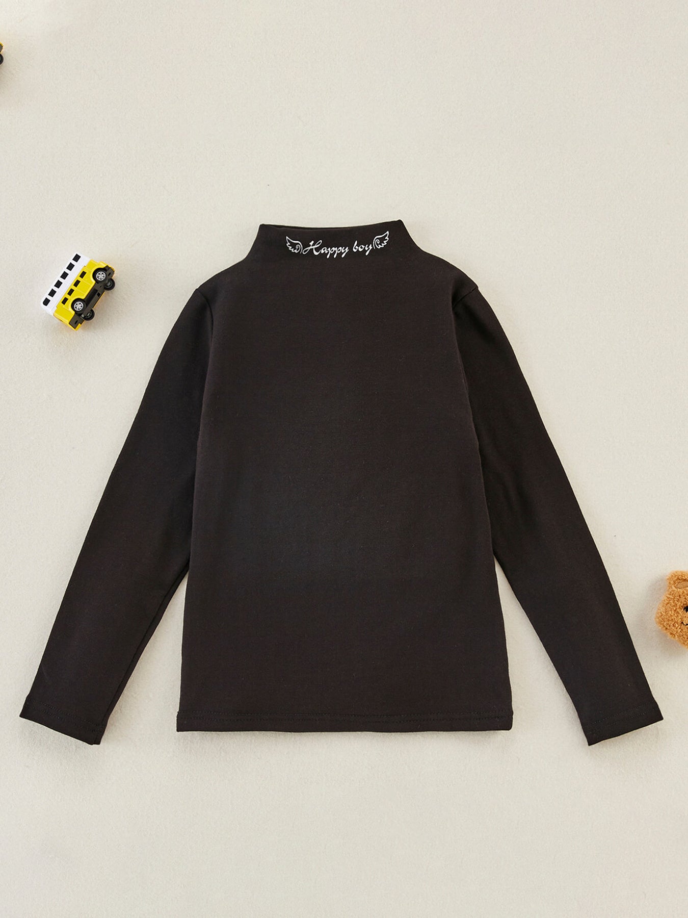 Letter Pattern Long Sleeve T shirt for Toddler Boy