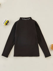 Letter Pattern Long Sleeve T shirt for Toddler Boy