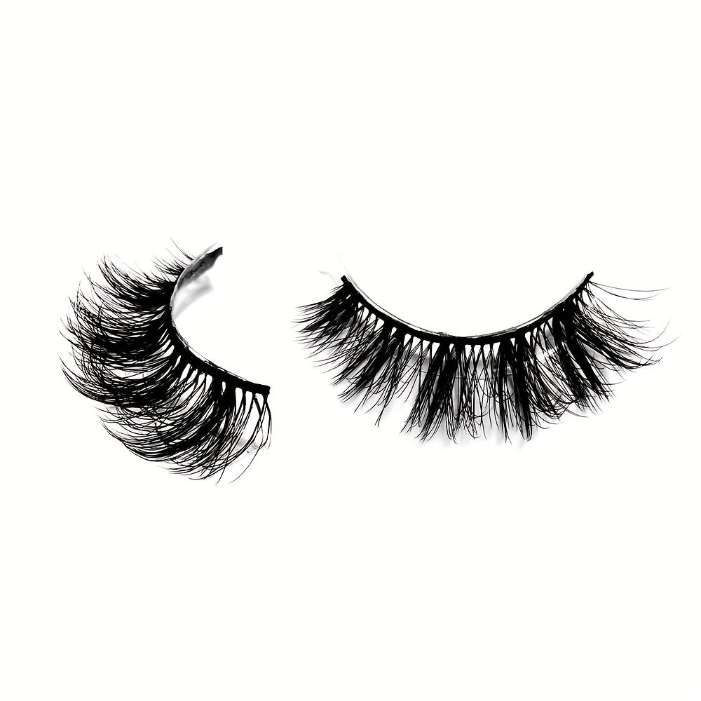 20 Pairs Faux Fluffy Curling False Lashes Pack