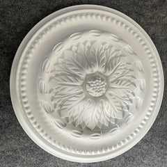 French PU Lamp Panel Round Ceiling Decoration European Gypsum Chandelier Base