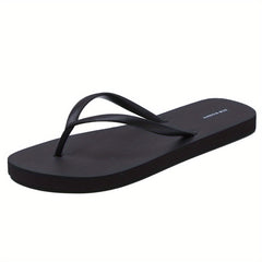 Women's Minimalist Flip Flops Open Toe Non Slip Flat Slide Shoes