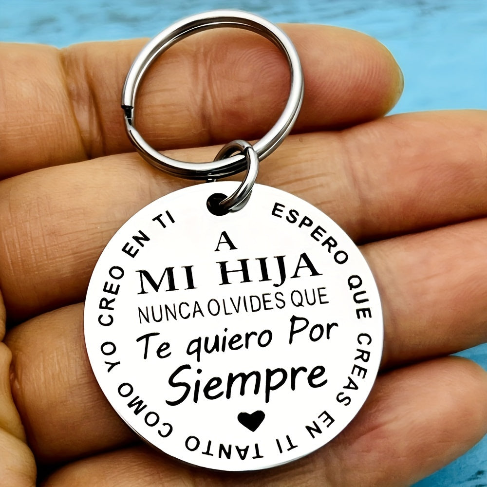Spanish Keychains For Son Daughter Inspirational Gift From Parents