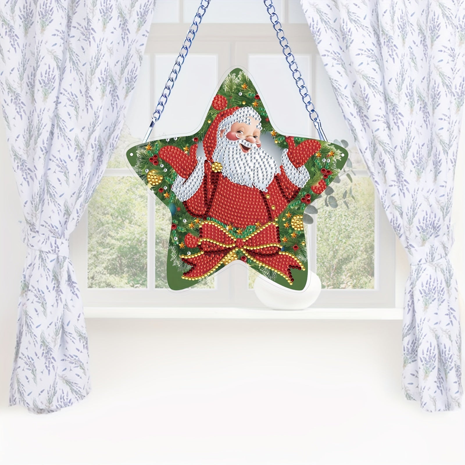 Santa Claus Diamond Painting Pendant Special Shape DIY