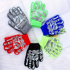 1 Pair Kids Winter Magic Gloves Warm Children's Soft Cozy Knit Gloves