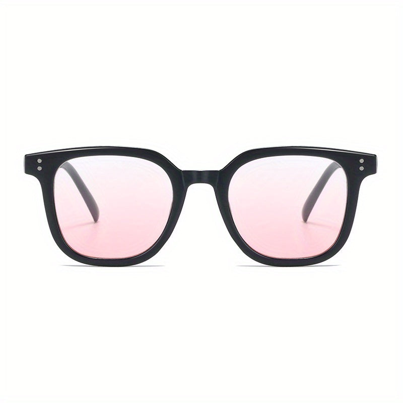 Square Sunglasses Gradient Mirror Lens UV400