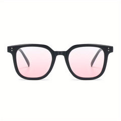 Square Sunglasses Gradient Mirror Lens UV400