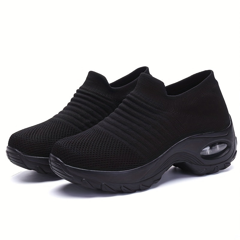 Women's Breathable Slip On Sneakers Low Top Comfort Shoes