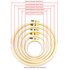 Cross Stitch Embroidery Bandage Hoop - Handy Sewing Embroidery Kit