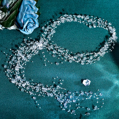 Vintage Inspired Bride's Wedding Headband Crystal & Hair Accessory