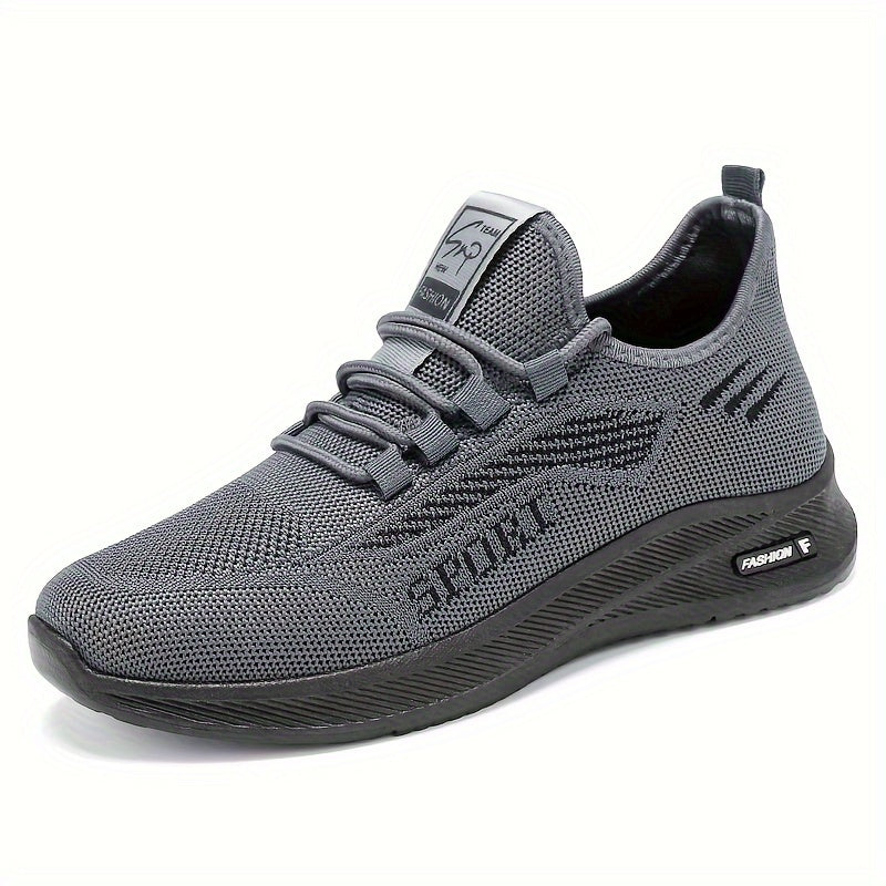 Men's Breathable Running Shoes Non Slip Lace Up Sneakers