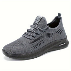 Men's Breathable Running Shoes Non Slip Lace Up Sneakers