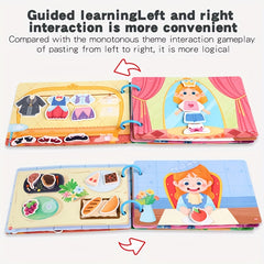 Colorful Interactive Busy Book for Kids 3+