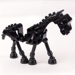 ABS Skeleton Warhorse Building Blocks Military Scene Knight on Horseback